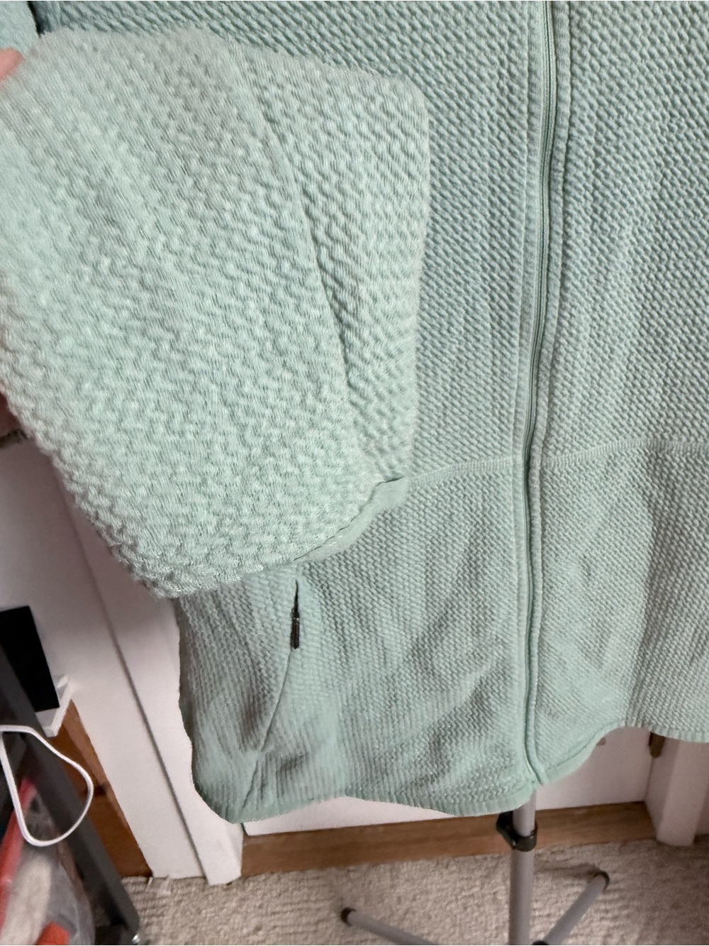 Gorpcore Columbia Lightweight Mint green Full-Zip slim fit Jacket with Hood XL - Picture 8 of 16